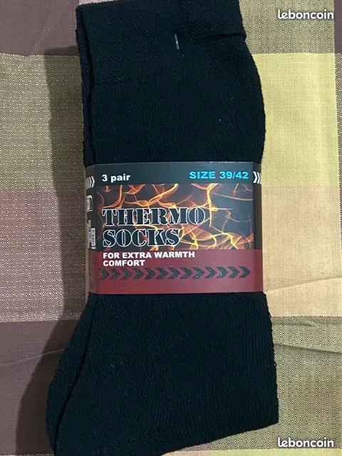 Lot de 3 Paires Chaussettes Thermiques Neuves T-39-42
6 Carpentras (84)