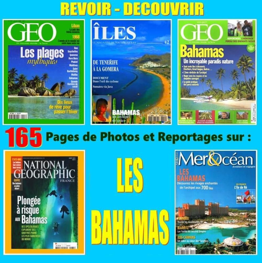 LES BAHAMAS - voyage - NASSAU / prixportcompris Livres et BD
