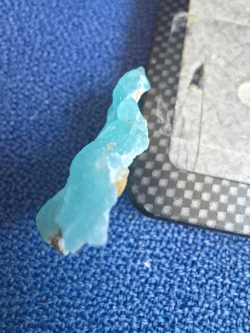 Superbe H&eacute;mimorphite Bleue Turquoise(Katanga)-6g 