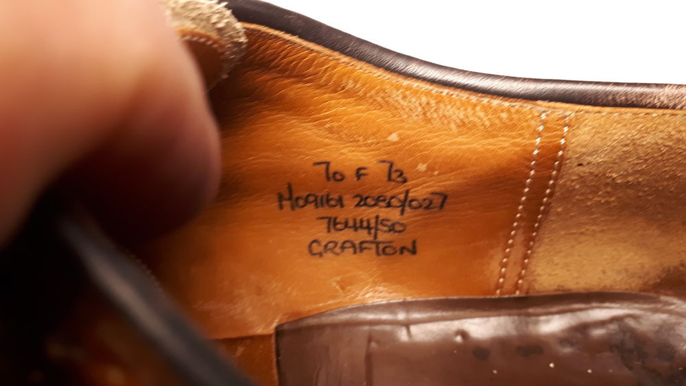 Deux paires de chaussures CHURCH'S 1994 Chaussures