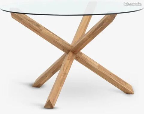 Table ronde en verre Jysk 100 Villers-Marmery (51)