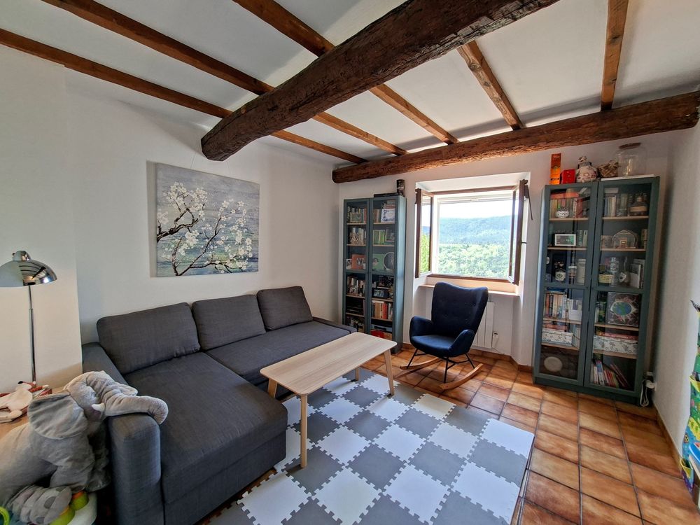 Vente Maison Maison de village 89 m� vue d�gag�e sans vis-�-vis plein sud Bagnols-en-for�t