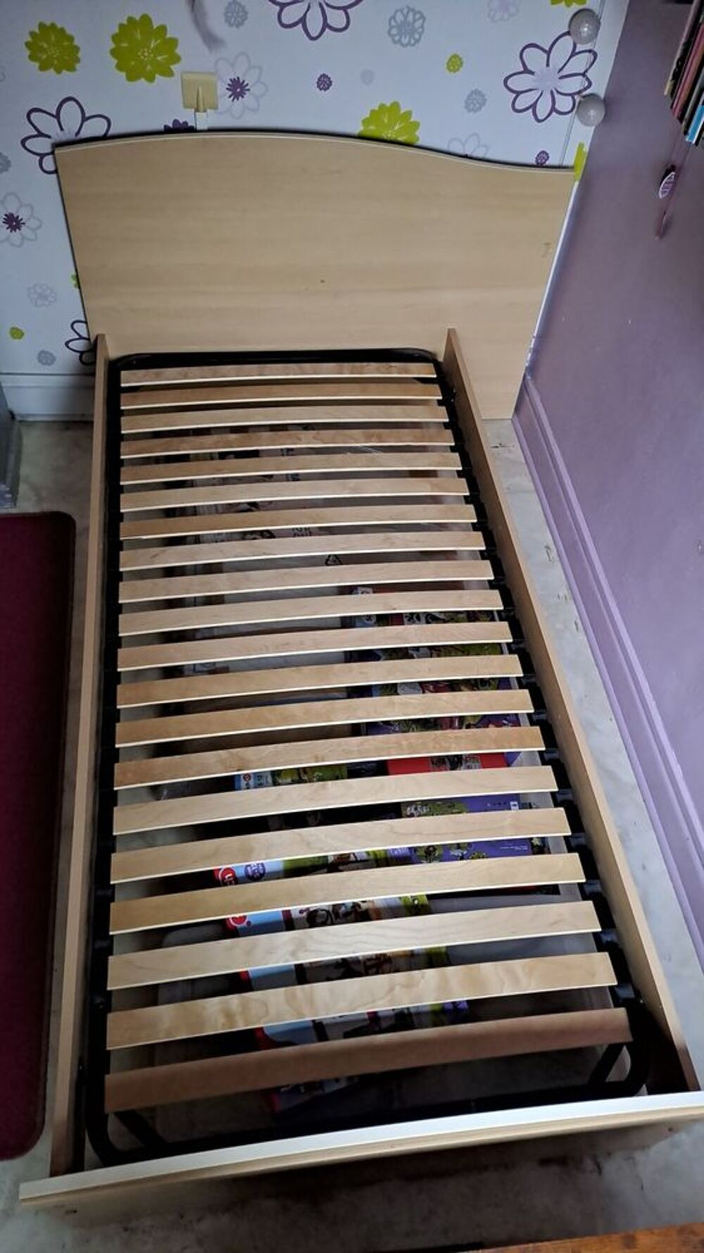 Lit combin&eacute; &eacute;volutif enfant ado + armoire chambre compl&egrave;te Mobilier enfants