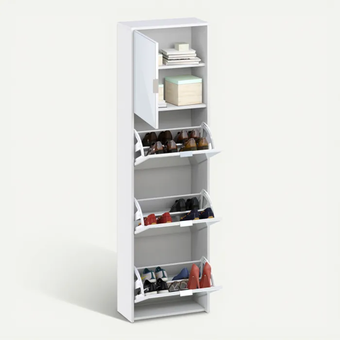 Meuble à chaussures avec porte  miroir Pornichet (44)