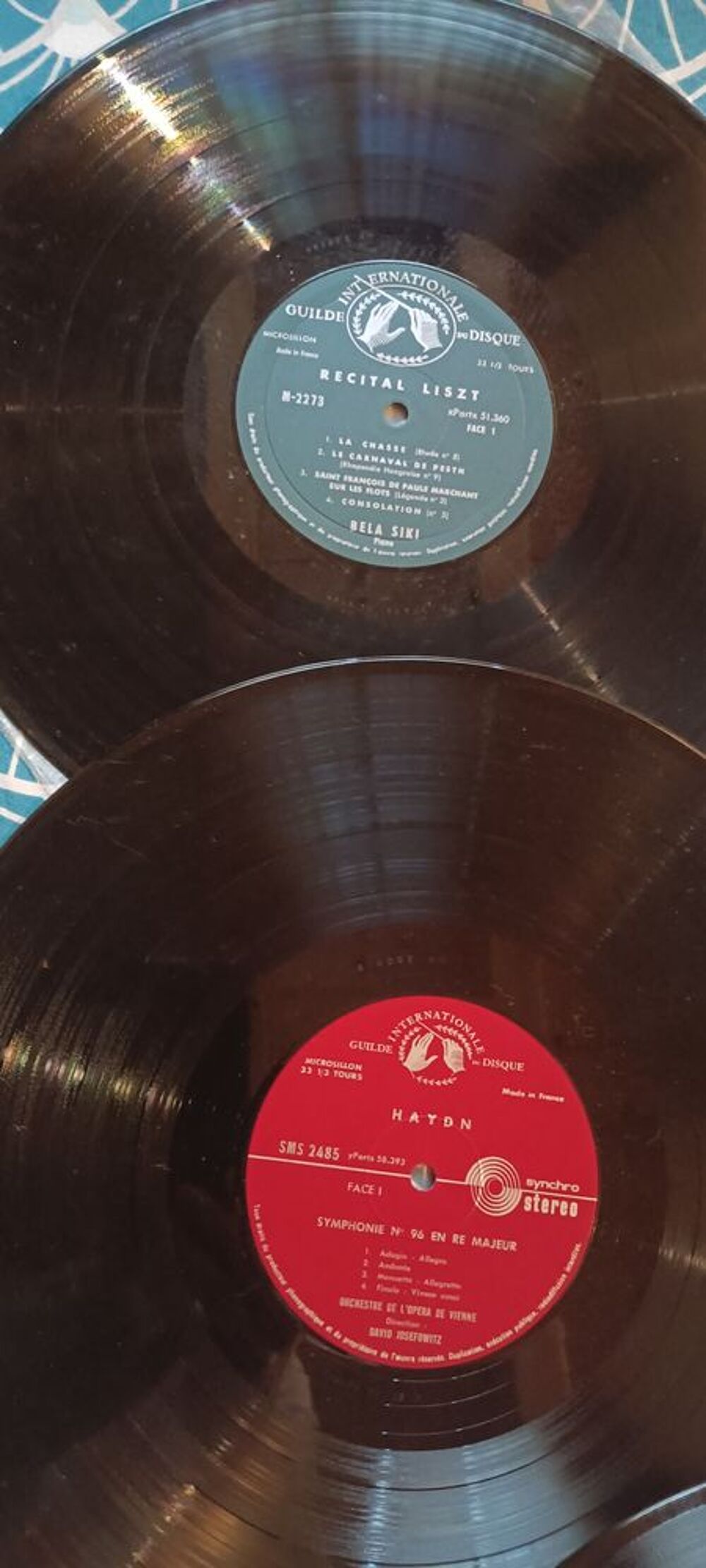 Vyniles CD et vinyles
