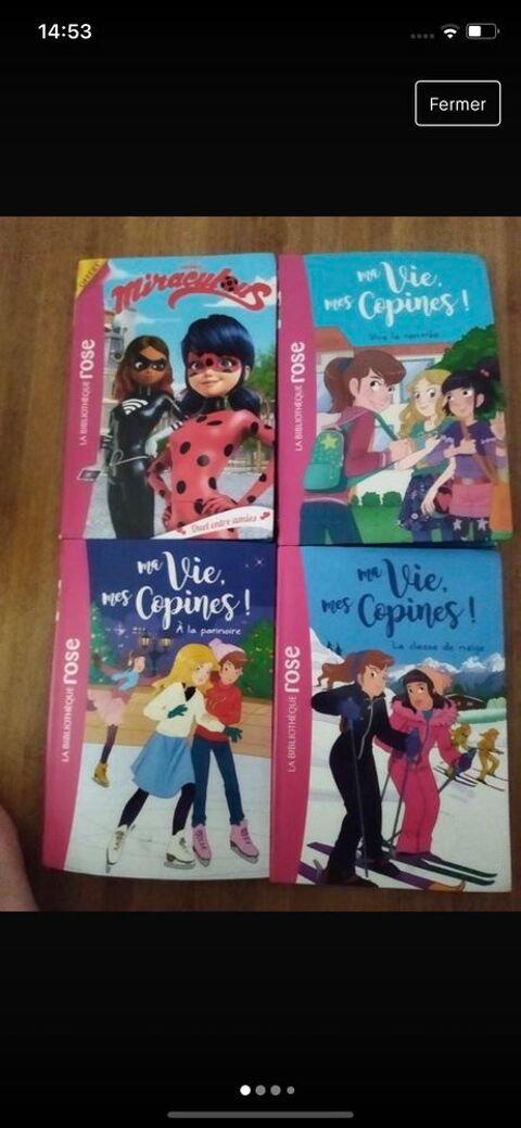 lot de 4 livres bibliothque rose 6 Garges-ls-Gonesse (95)