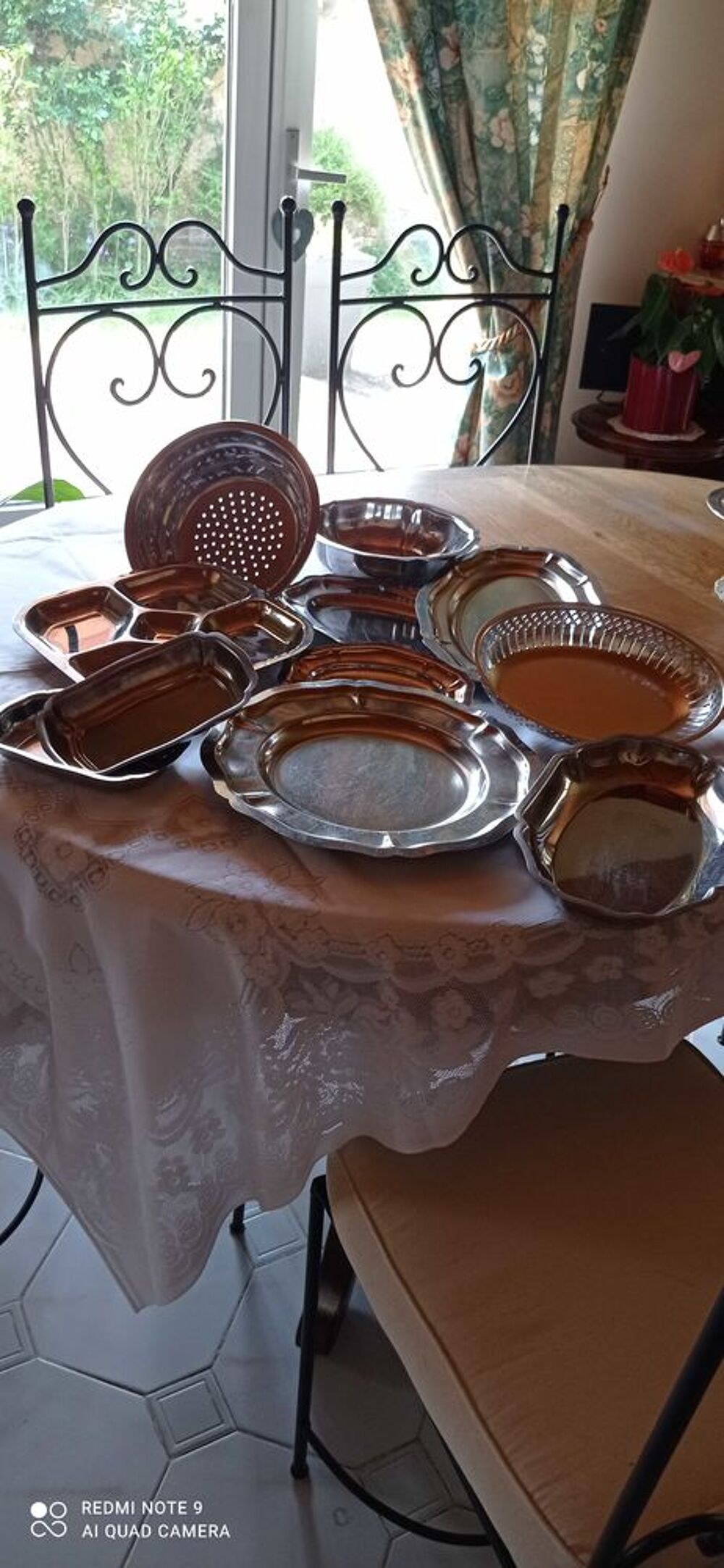 Plats inox particulier et/ou traiteur Décoration