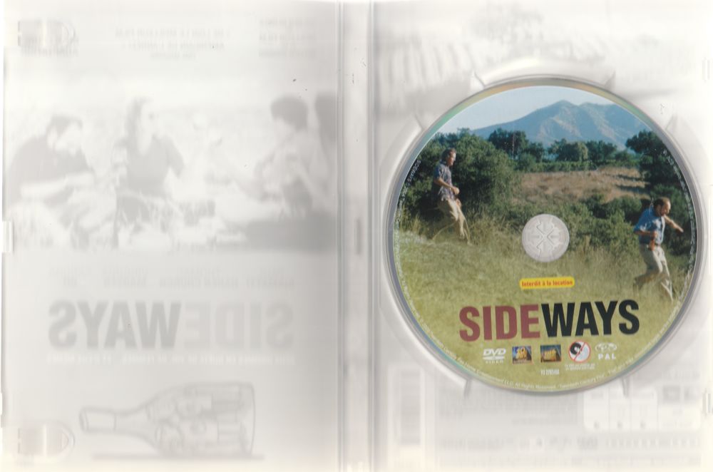 Sideways DVD et blu-ray