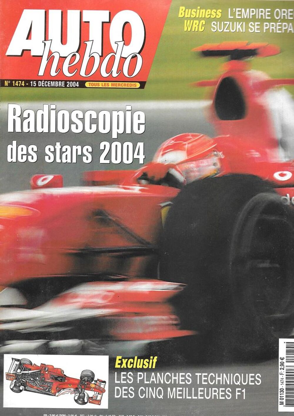 AUTO HEBDO n&deg;1474 2004 SEAT Ibiza Cupra 180 ORECA Livres et BD