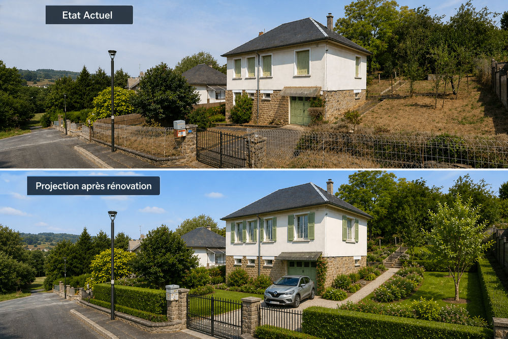 Vente Maison Maison années 60 avec jardin ? fort potentiel ? 2 min centre Uzerche