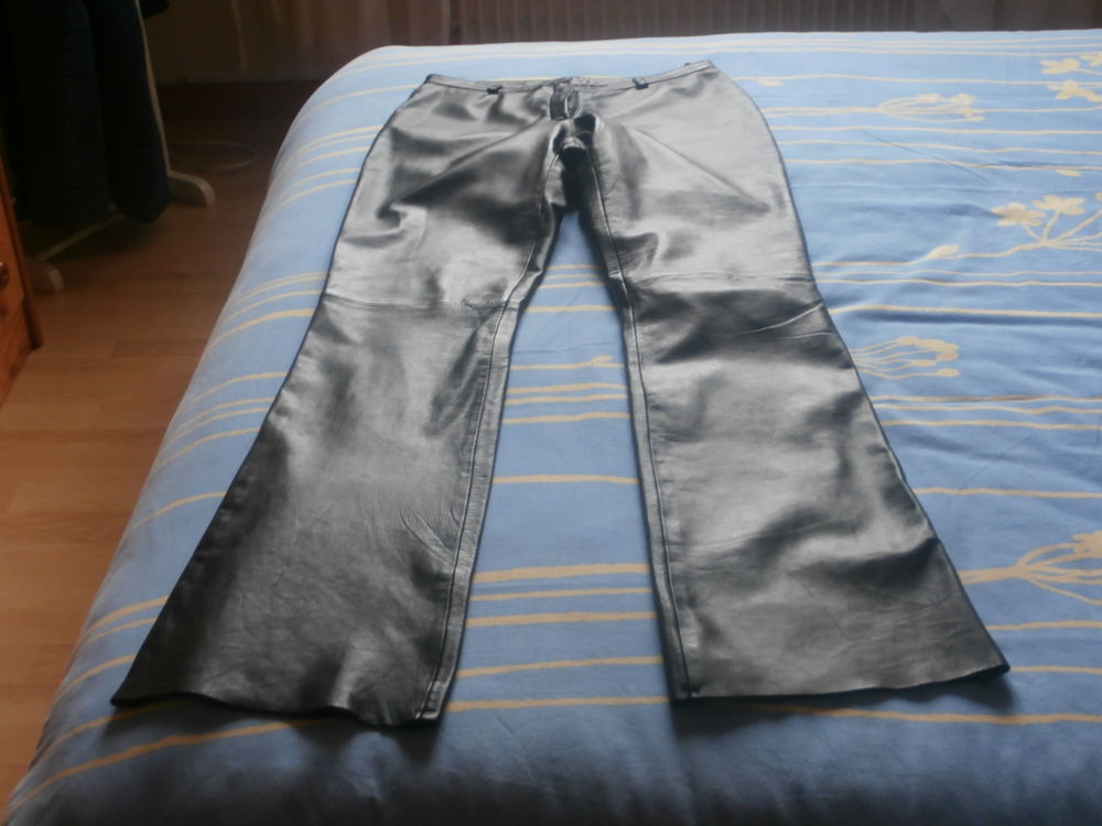 pantalon cuir femme Vtements