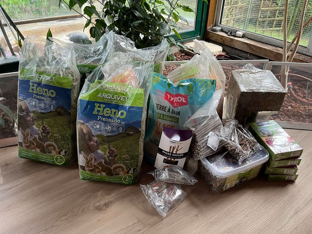 aliments vari&eacute;s pour chinchillas Jardin