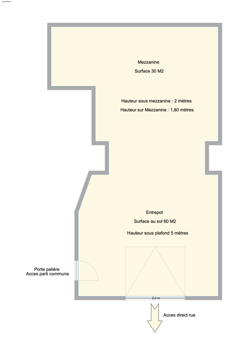 Location Parking/Garage entrepot Beausoleil
