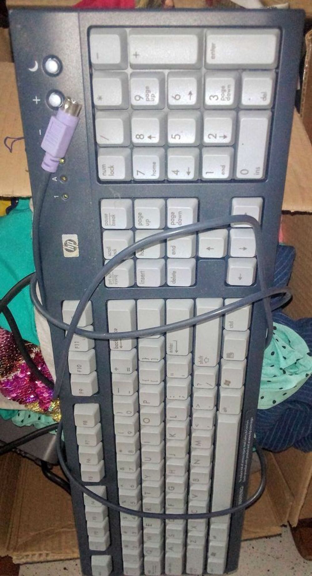 clavier+QWERTY+ps2++us+gb Matériel informatique