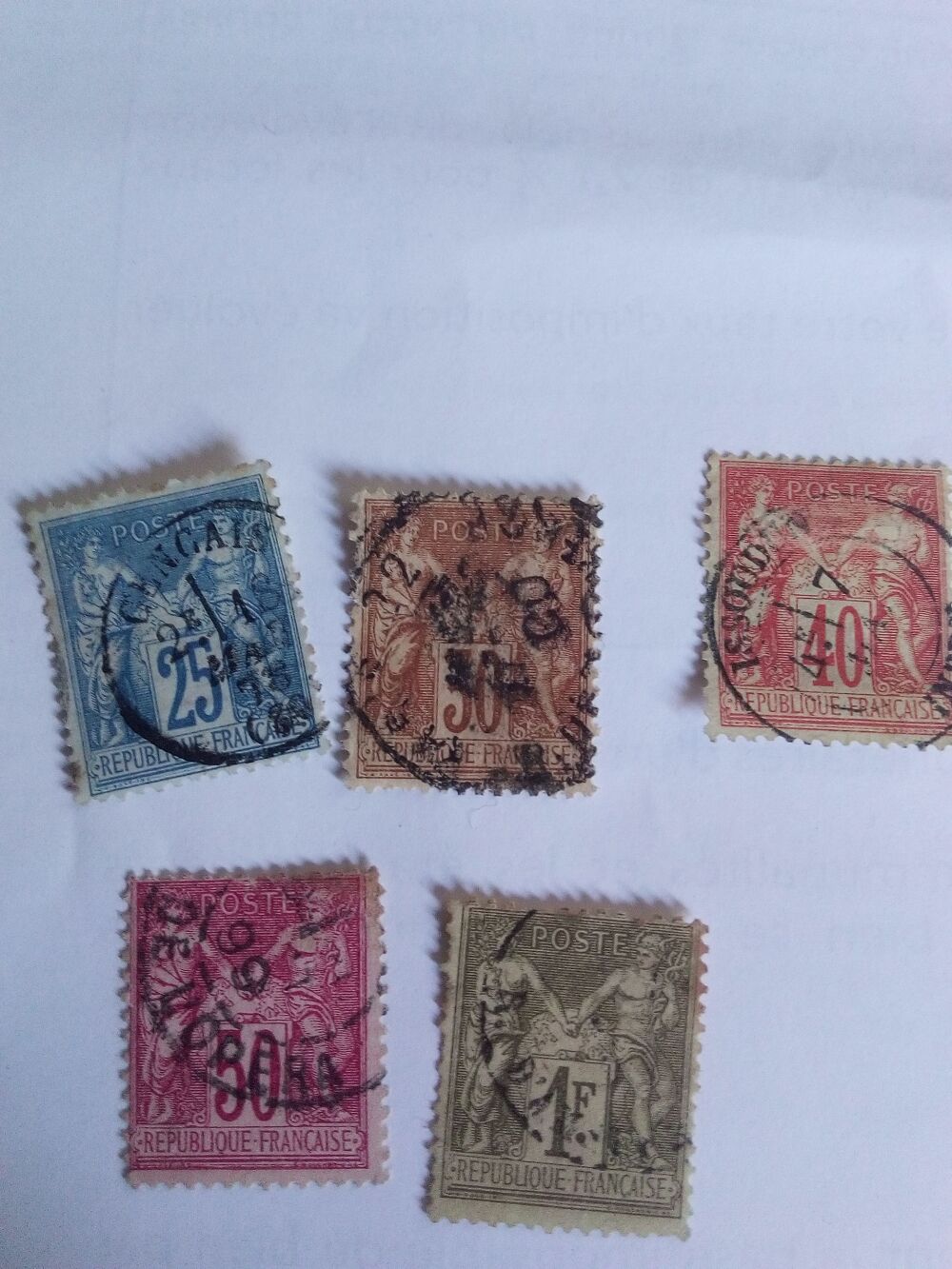 Timbres 19 e siecle 