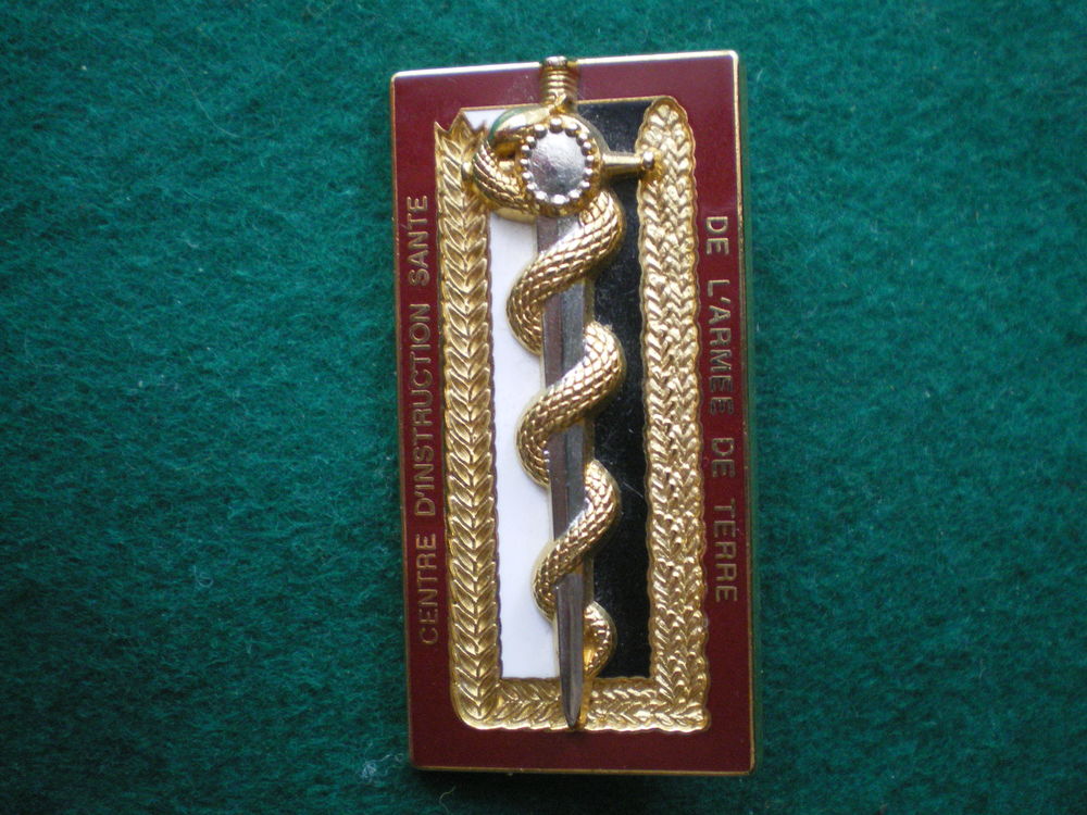 Insigne de Sant&eacute; - Centre Instruction Sant&eacute; Arm&eacute;e de Terre. 