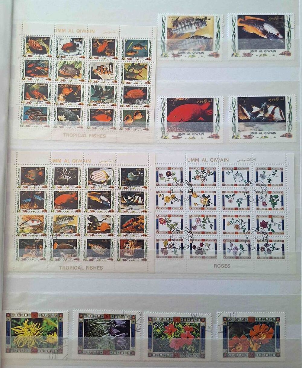 
S&eacute;rie de timbres de collection d'Umm Al Quwain 