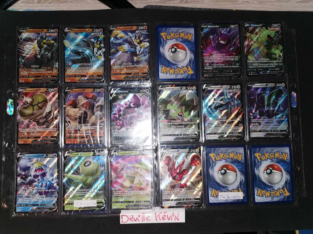 2.Cartes Pok&eacute;mon Ultra Rare V,Gold; Secret.Full Art,Raimbow Jeux / jouets