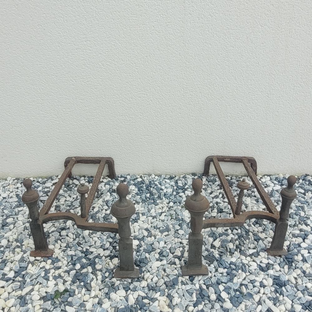 CHENETS ANCIENS / PORTE - B&Ucirc;CHES / PARE-FEU Décoration
