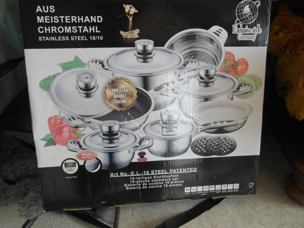 vendre: batterie de cuisine 16 - pi&egrave;ces Audio et hifi