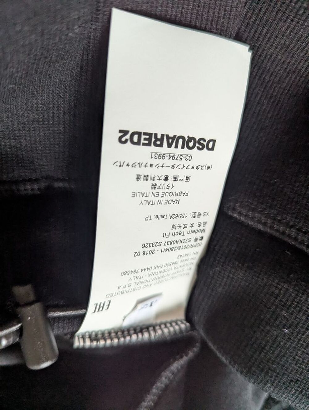 Pantalon femme DSQUARED2 noir Vêtements