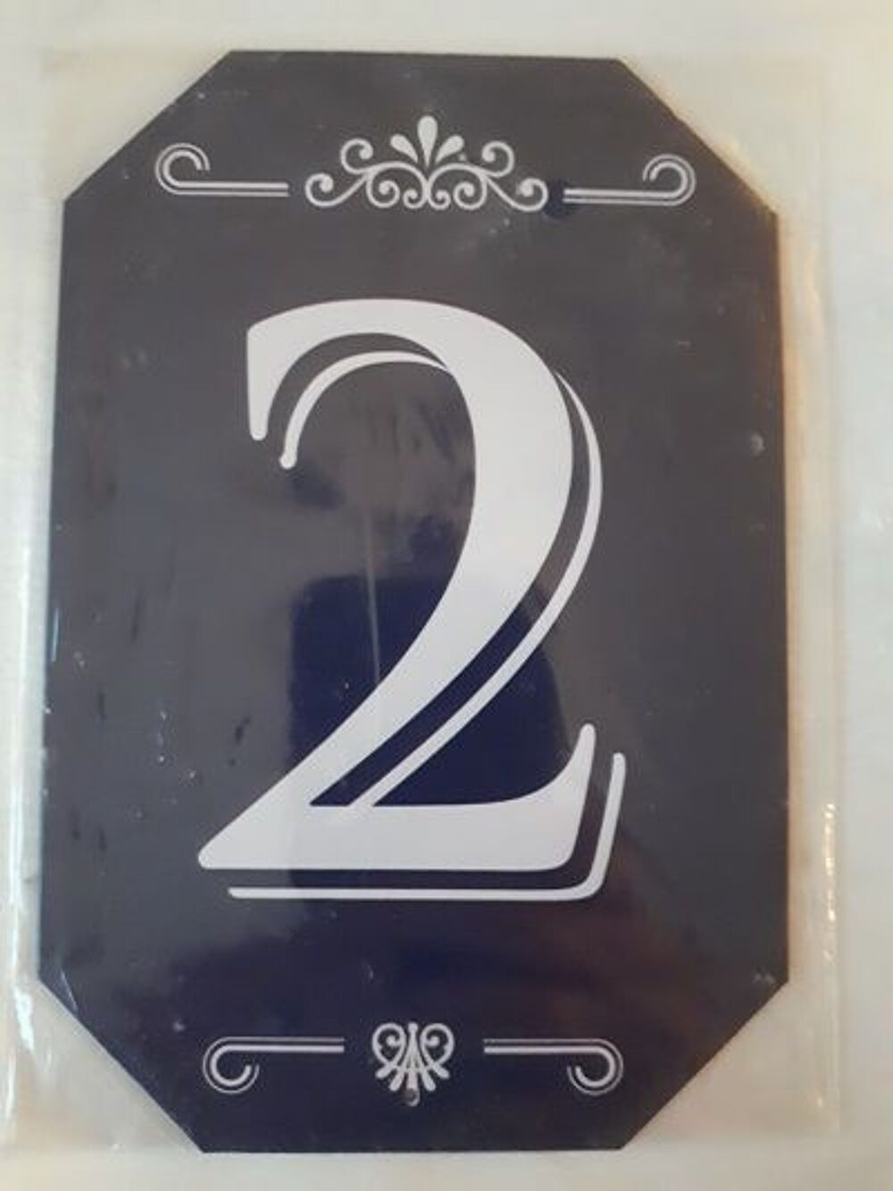  plaques num&eacute;rot&eacute; 