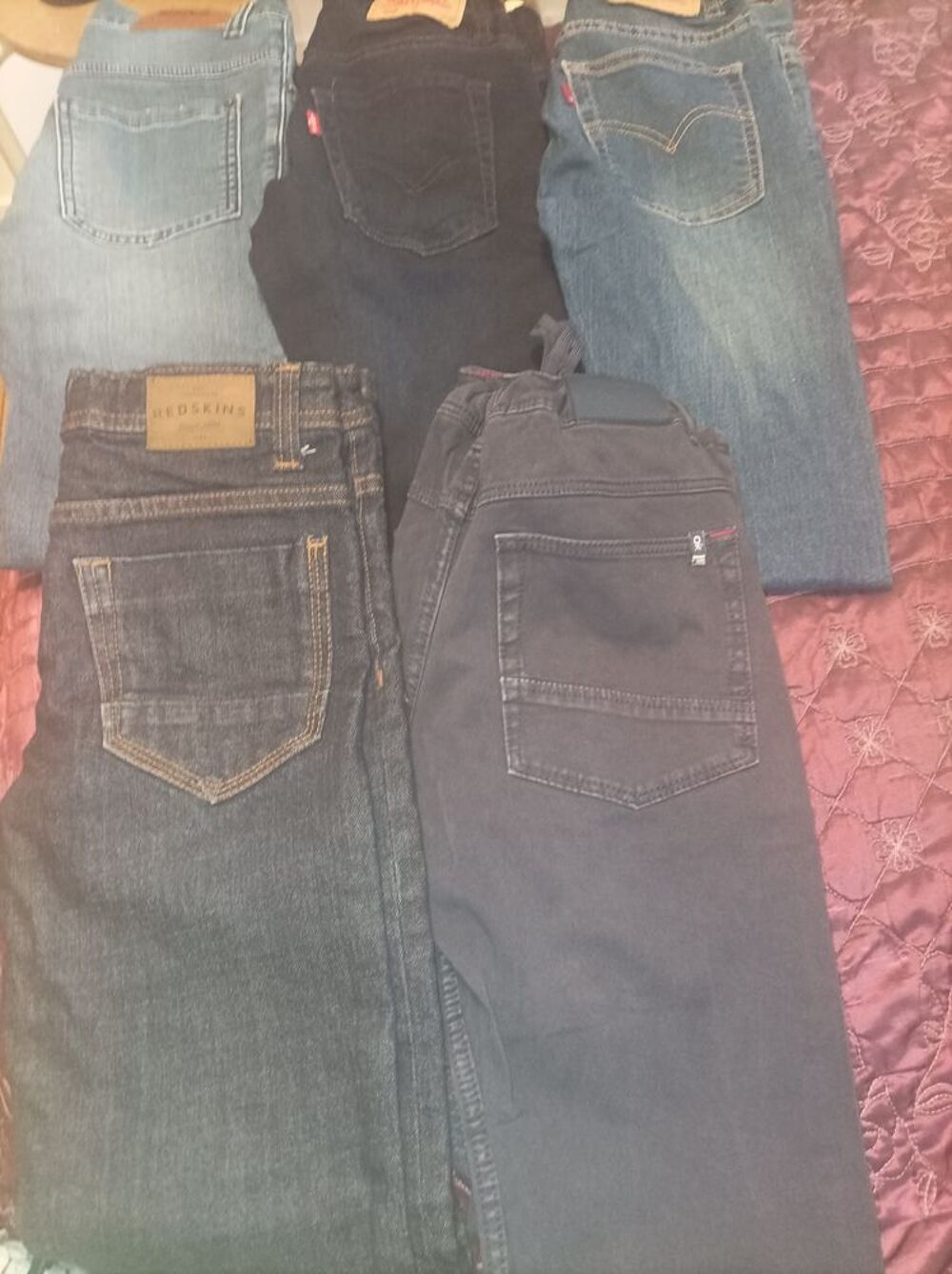V&ecirc;tements gar&ccedil;ons 4 &agrave; 16 ans 
Levi's, Armani, Ralph Vêtements