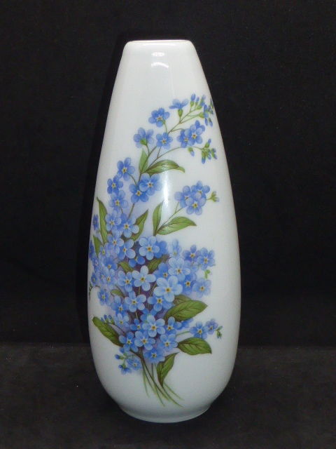 Vase soliflore porcelaine  Pillivuyt Bleuets 15 cm 6 Rueil-Malmaison (92)