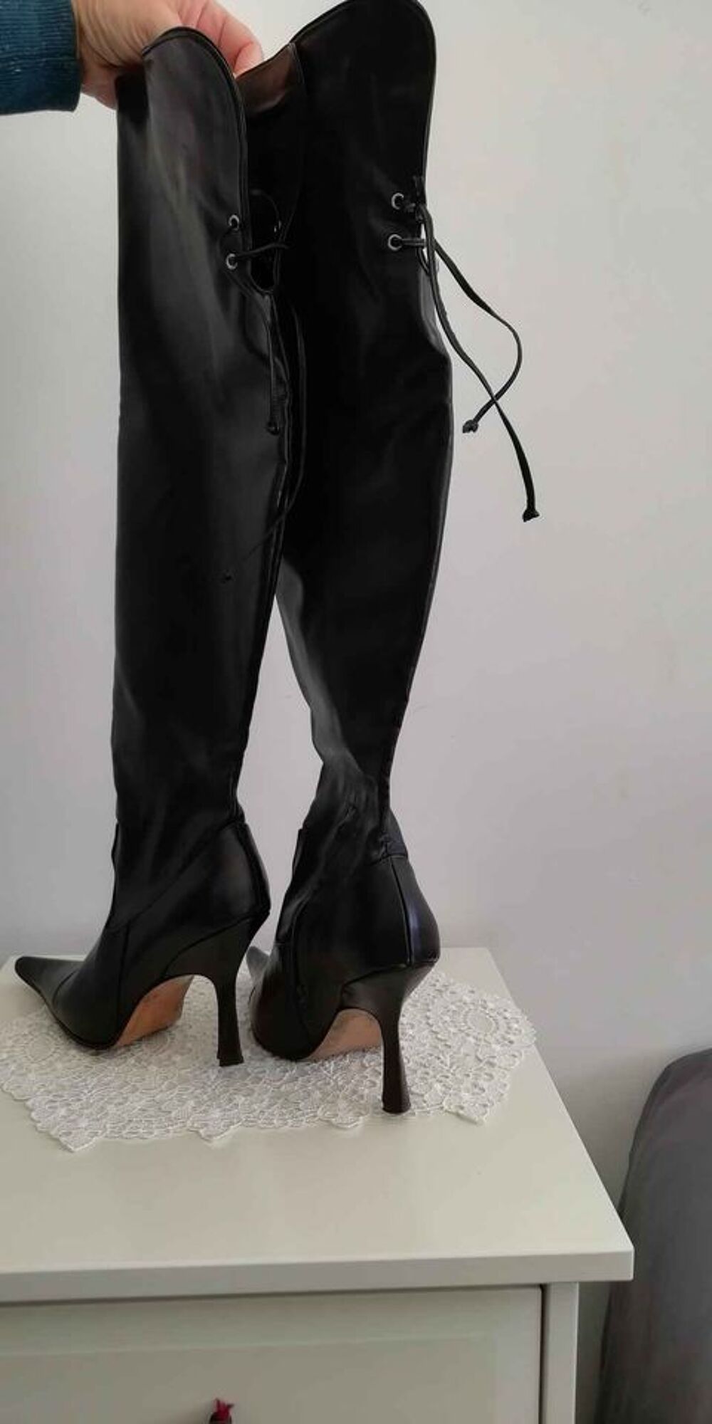 BOTTES EN CUIR SOUPLE FEMME Chaussures