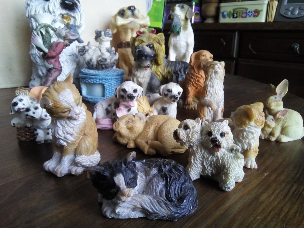 Figurines en r&eacute;sine et pl&acirc;tre Décoration