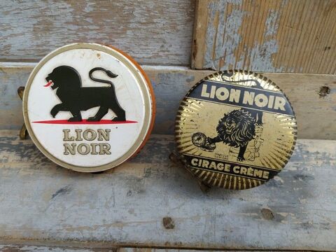 Anciennes Boites Publicitaires Cirage Lion Noir 
20 Loches (37)