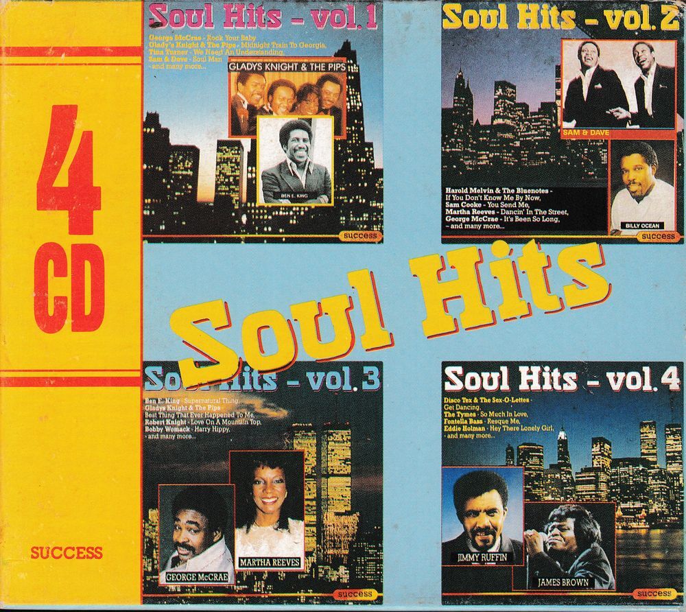 CD Soul Hits Coffret 4 Volumes CD et vinyles