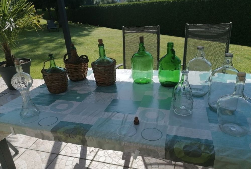 Bombonnes verre Décoration