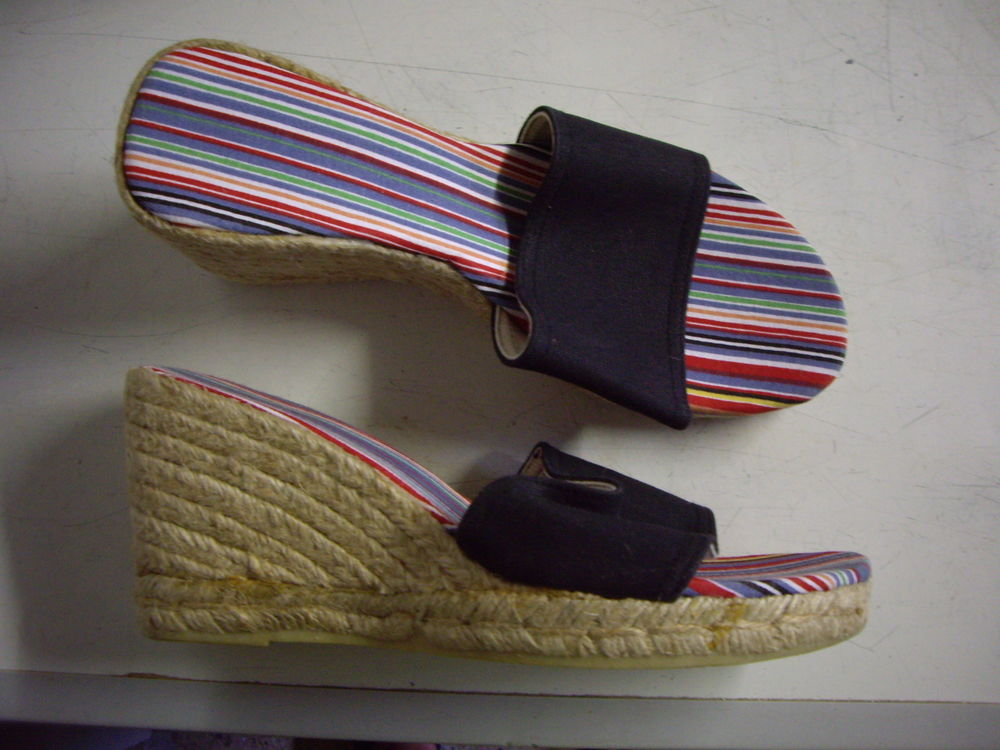 Diverses Mules-espadrilles talon compens&eacute; pt39 Chaussures