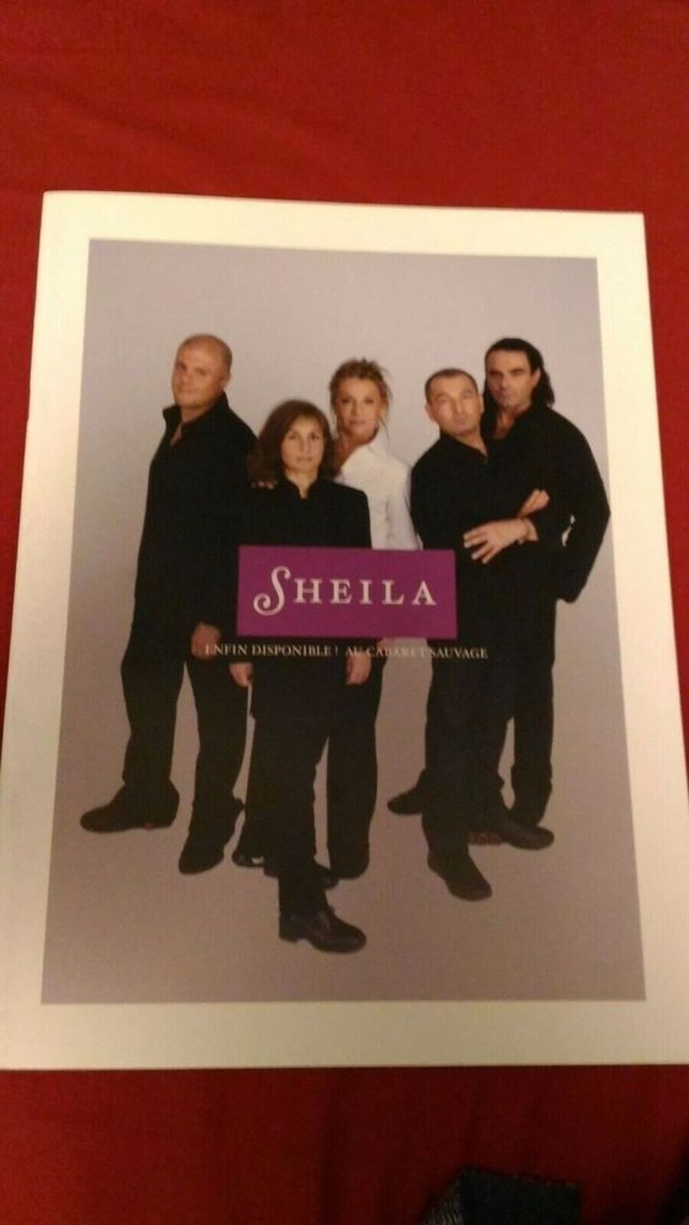 SHEILA RARE PROGRAMME CONCERT 2006 "ENFIN DISPONIBLE" COMME 