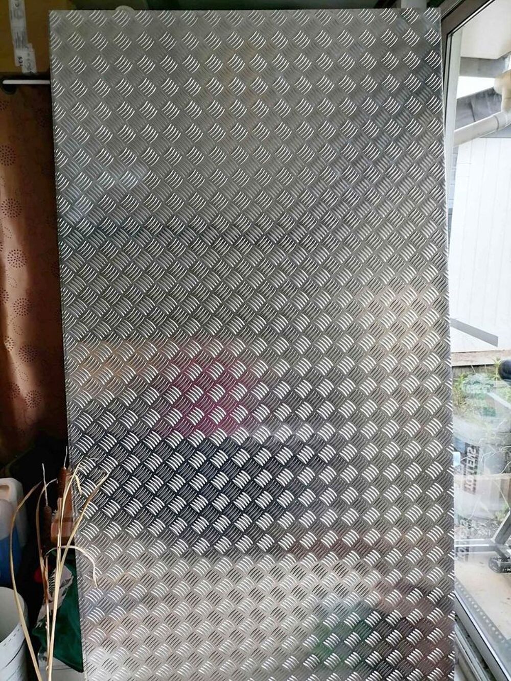t&ocirc;le alu stri&eacute;e Bricolage