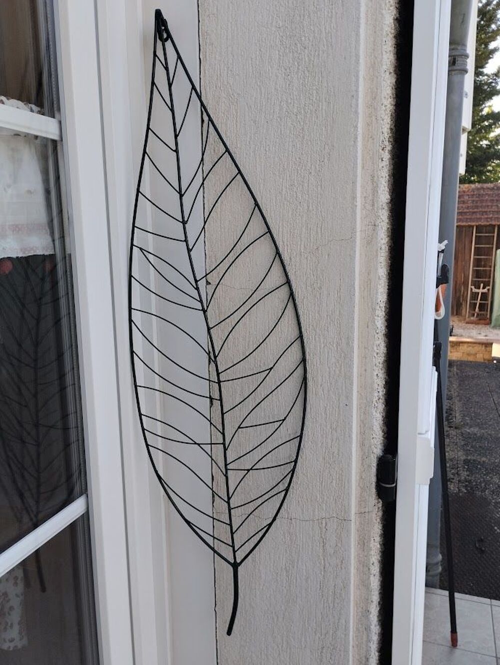 Feuille d&eacute;corative murale M&eacute;tal vert Décoration