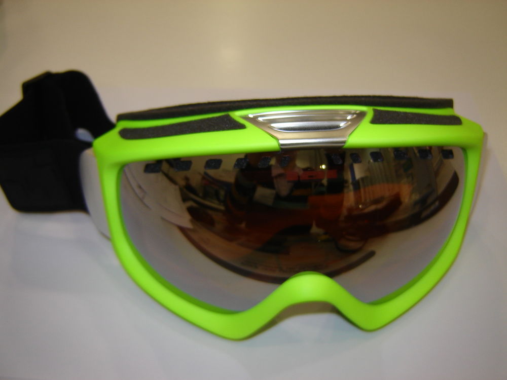 Masque de ski vert fluo adulte demetz volten Sports