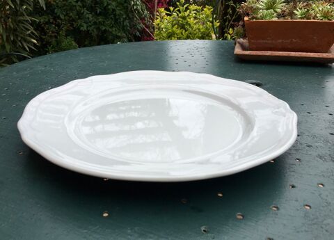 Plat de service vintage en porcelaine blanche (Diamètre: 29) 9 Merville (31)