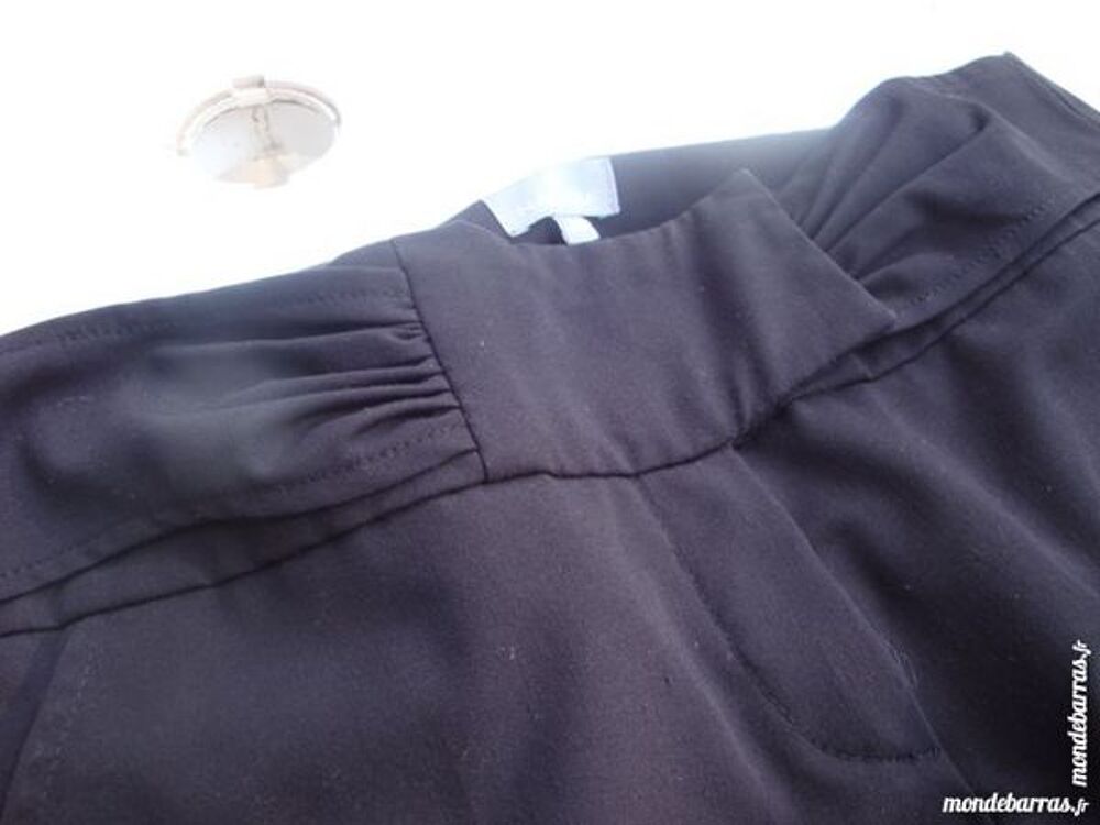 Pantalon noir habill&eacute; Marque NAFNAF Vtements