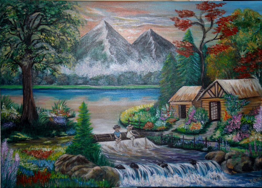 R&eacute;alisation de tableaux peinture. Décoration
