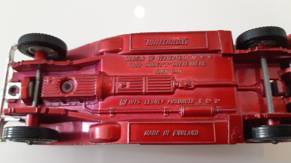 Voiturette ancienne de collection Matchbox 