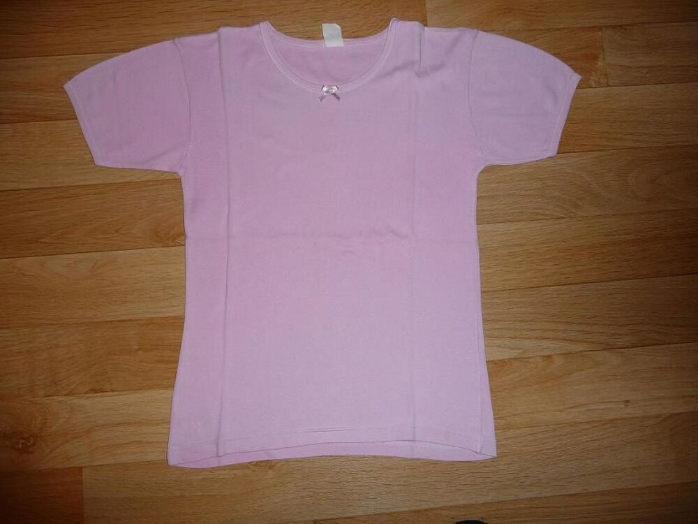 Tee-shirt lilas parme uni taille 14 ans Vêtements enfants