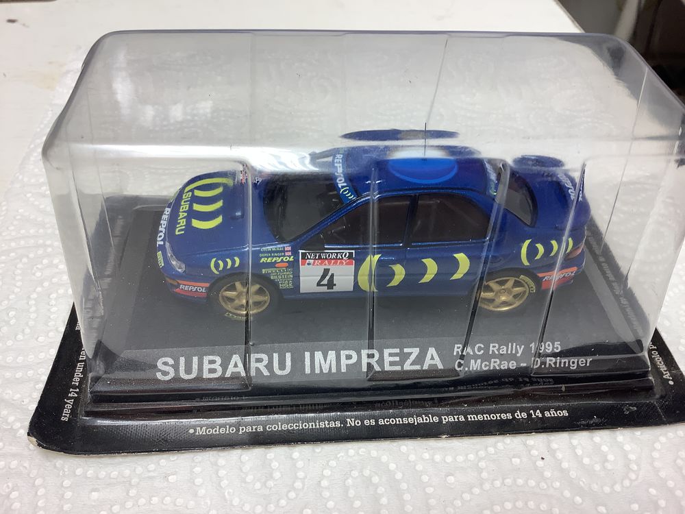 SUBARU IMPREZA RAC RALLY 1995 1/43 voiture miniature 