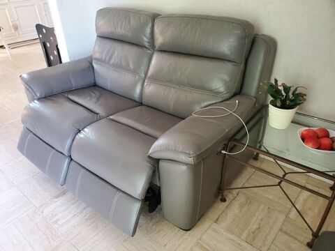 2 canap�s relaxation cuir 1000 Pierrefonds (60)