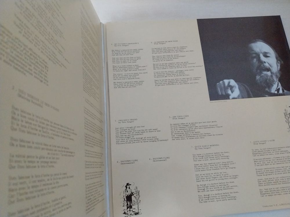 Disque Vinyle 33 Tours PETE SEEGER Banks of marble CD et vinyles
