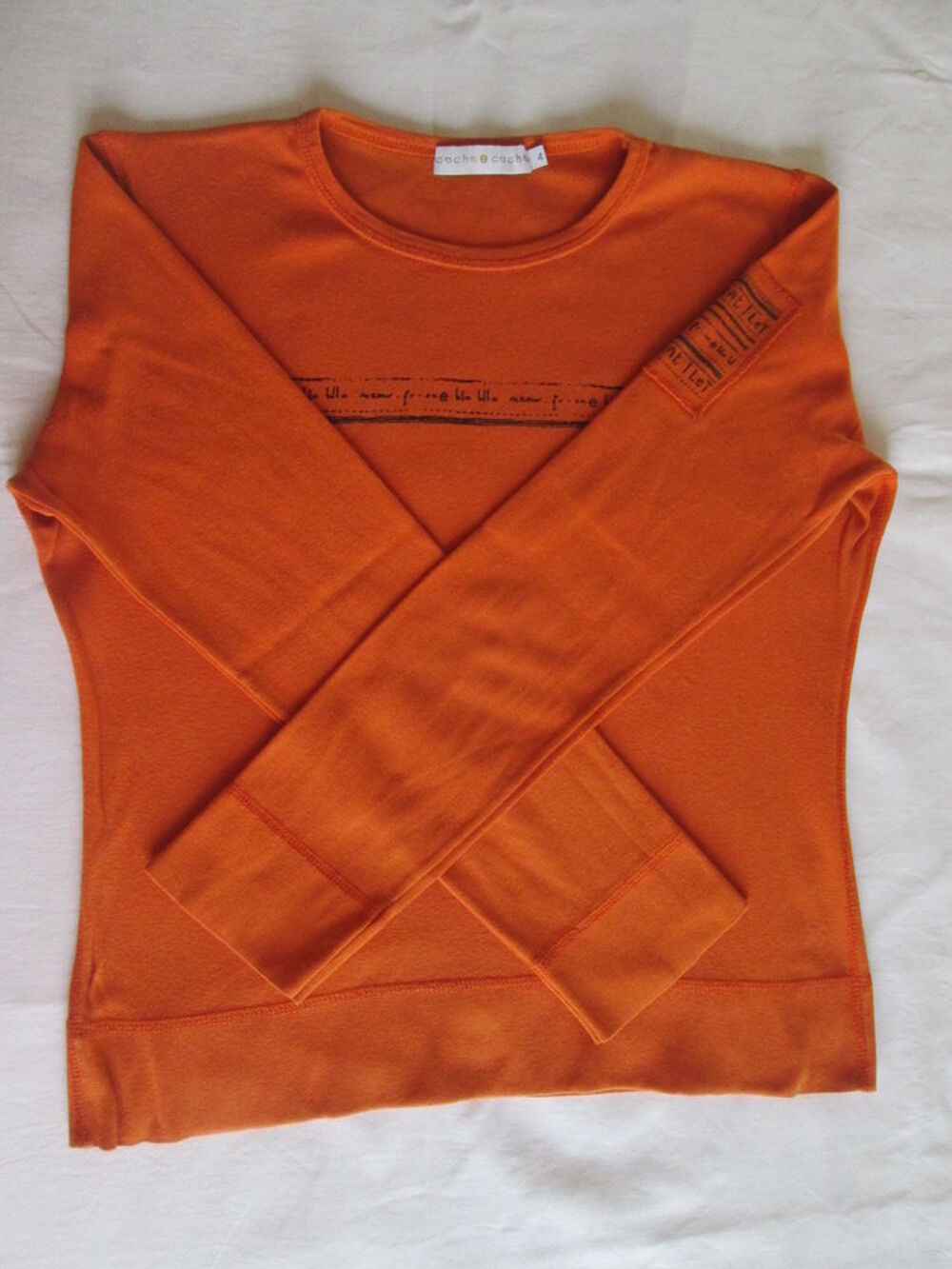 Tee-shirt manches longues femme marque Cache Cache V�tements