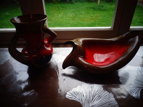 LOT  C�ramique --  Coupe de Fruits & Vase 70 Roissy-en-Brie (77)