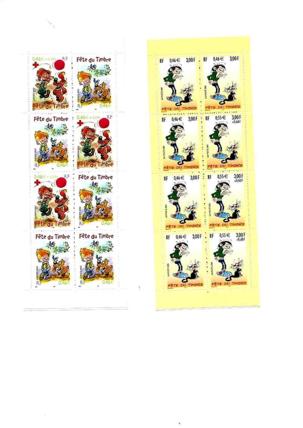 Carnets "F&ecirc;te du Timbre " &amp; "Journ&eacute;e du Timbre " 