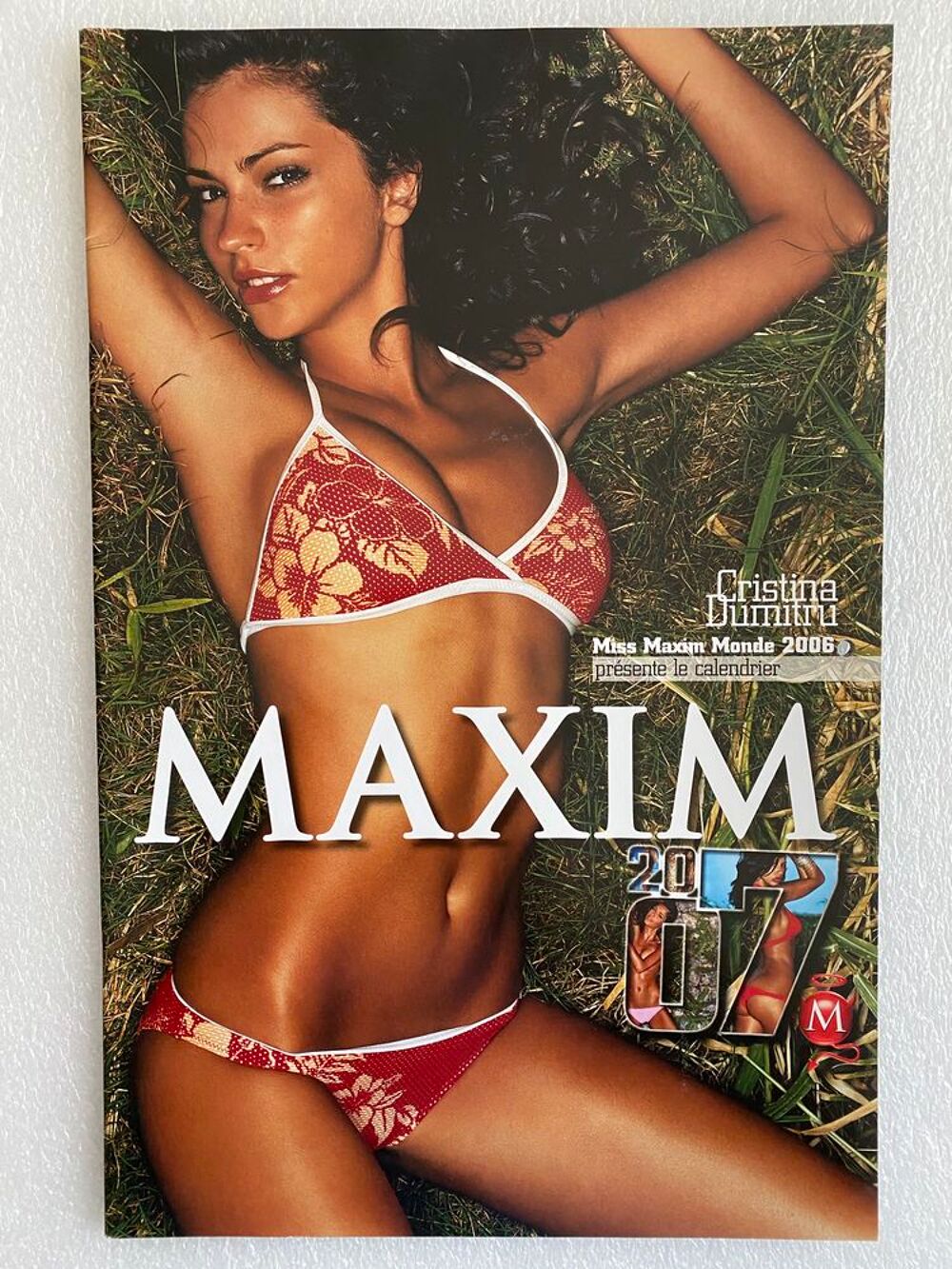 CRISTINA DUMITRU CALENDRIER 2007 MAXIM Format 22 x 34 cm 